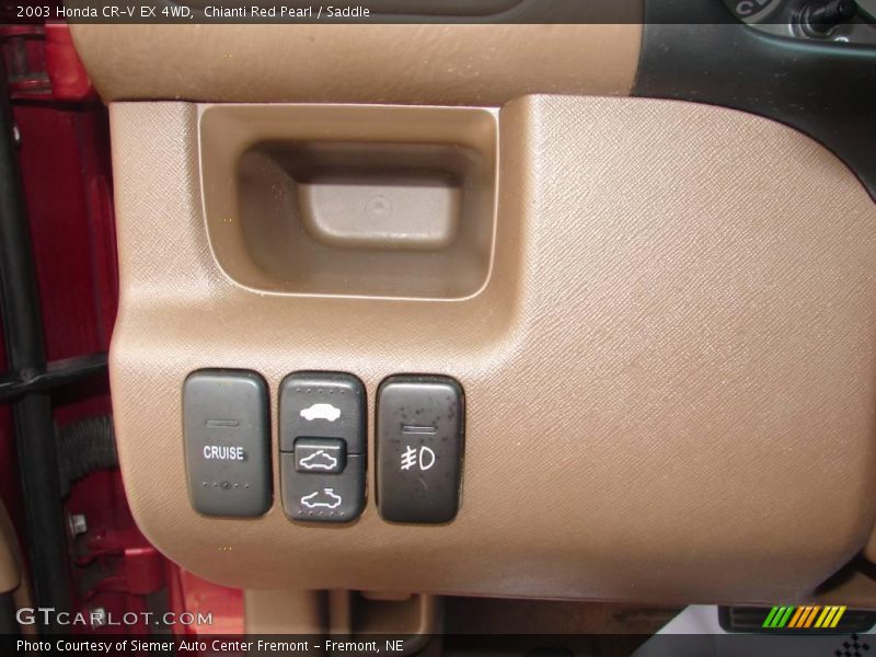 Chianti Red Pearl / Saddle 2003 Honda CR-V EX 4WD