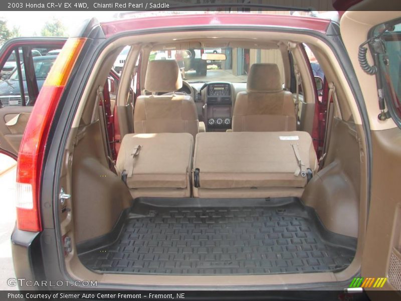 Chianti Red Pearl / Saddle 2003 Honda CR-V EX 4WD