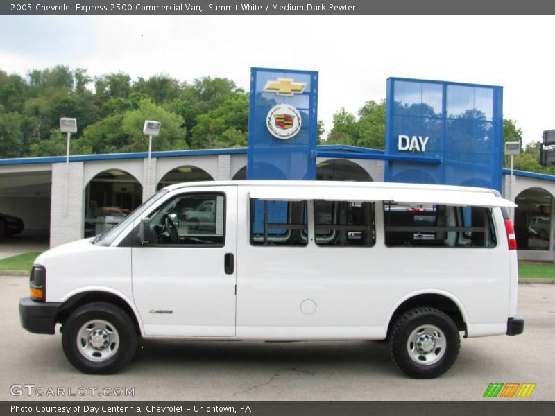 Summit White / Medium Dark Pewter 2005 Chevrolet Express 2500 Commercial Van