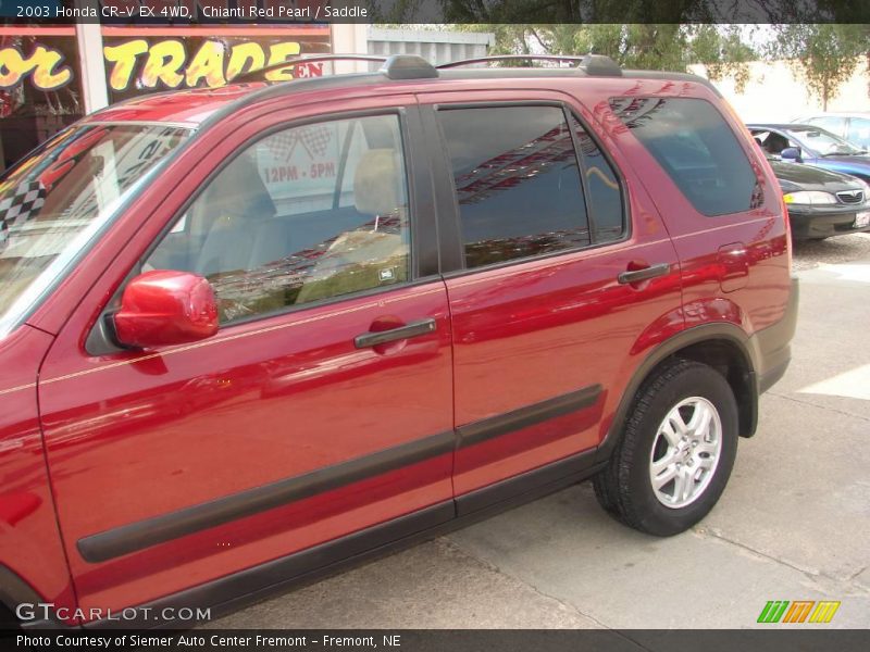 Chianti Red Pearl / Saddle 2003 Honda CR-V EX 4WD