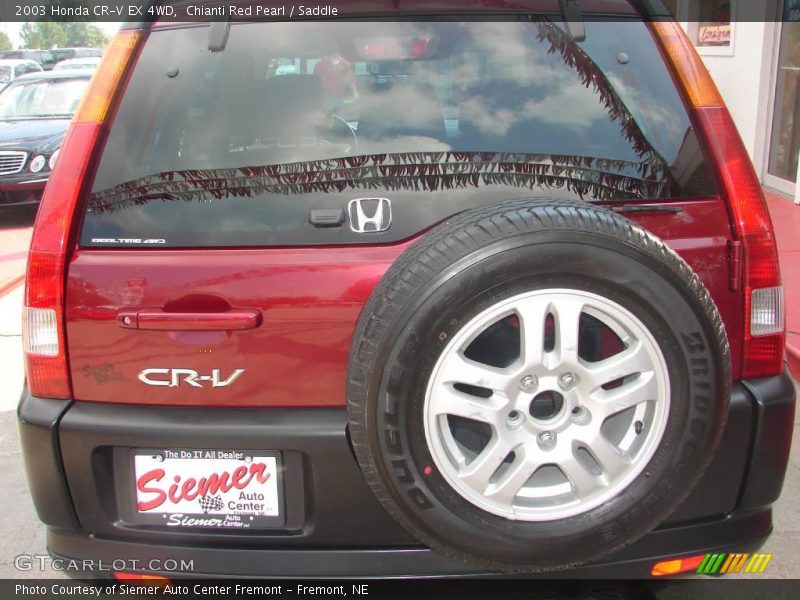 Chianti Red Pearl / Saddle 2003 Honda CR-V EX 4WD