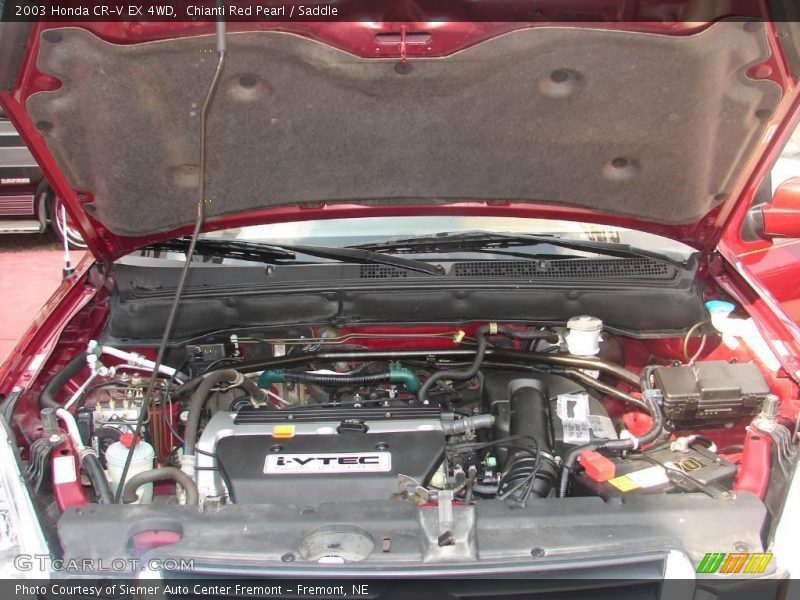 Chianti Red Pearl / Saddle 2003 Honda CR-V EX 4WD