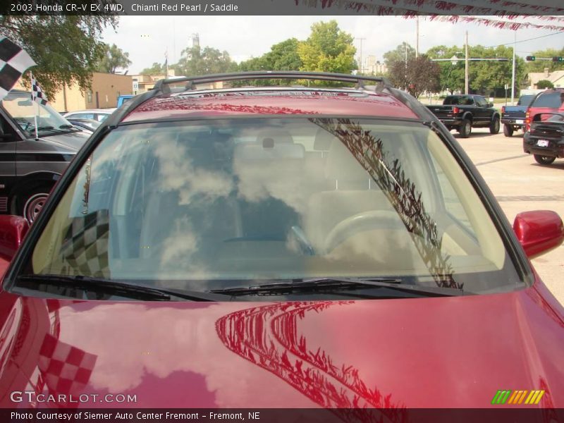Chianti Red Pearl / Saddle 2003 Honda CR-V EX 4WD