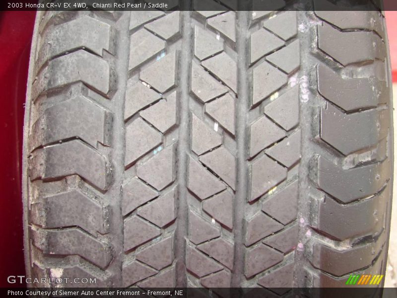 Chianti Red Pearl / Saddle 2003 Honda CR-V EX 4WD
