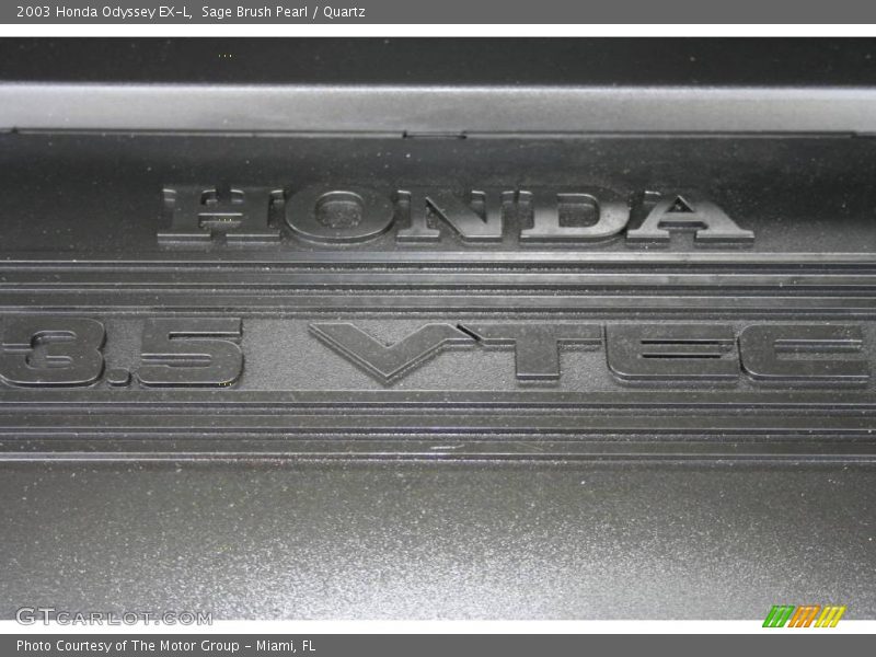 Sage Brush Pearl / Quartz 2003 Honda Odyssey EX-L