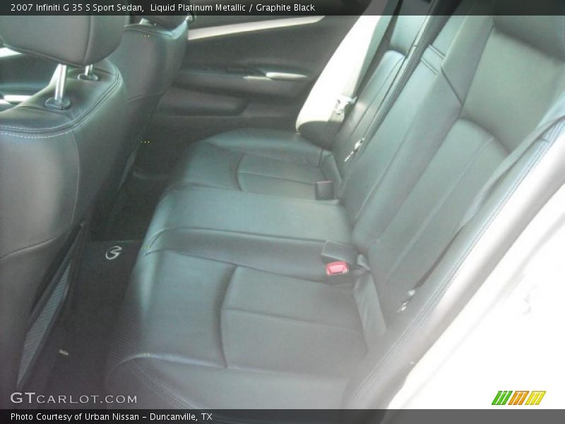 Liquid Platinum Metallic / Graphite Black 2007 Infiniti G 35 S Sport Sedan