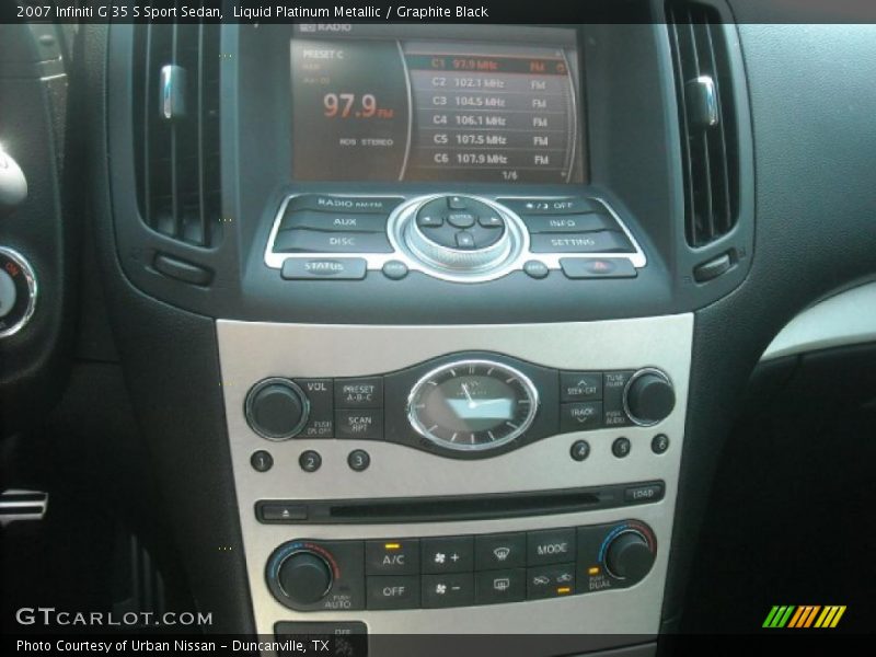 Liquid Platinum Metallic / Graphite Black 2007 Infiniti G 35 S Sport Sedan