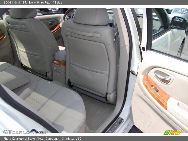 Ivory White Pearl / Beige 2004 Infiniti I 35