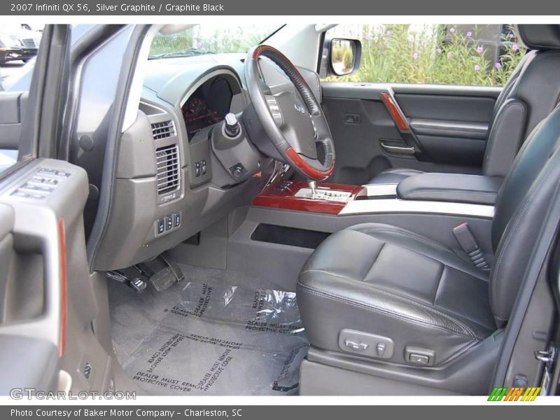 Silver Graphite / Graphite Black 2007 Infiniti QX 56