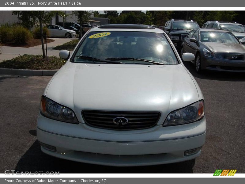 Ivory White Pearl / Beige 2004 Infiniti I 35