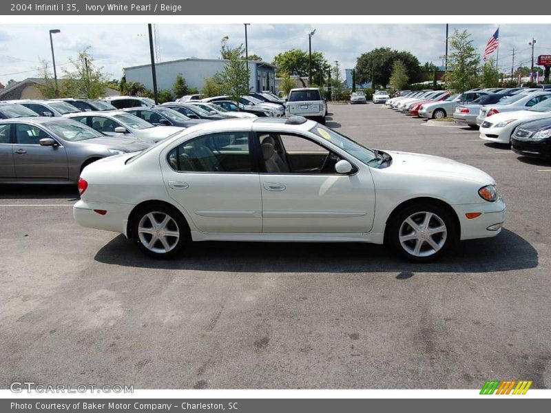 Ivory White Pearl / Beige 2004 Infiniti I 35