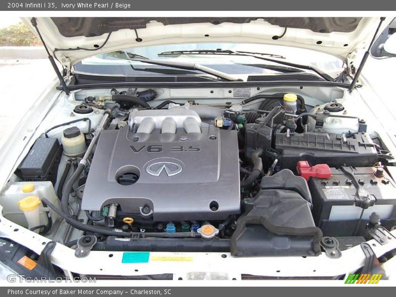 Ivory White Pearl / Beige 2004 Infiniti I 35