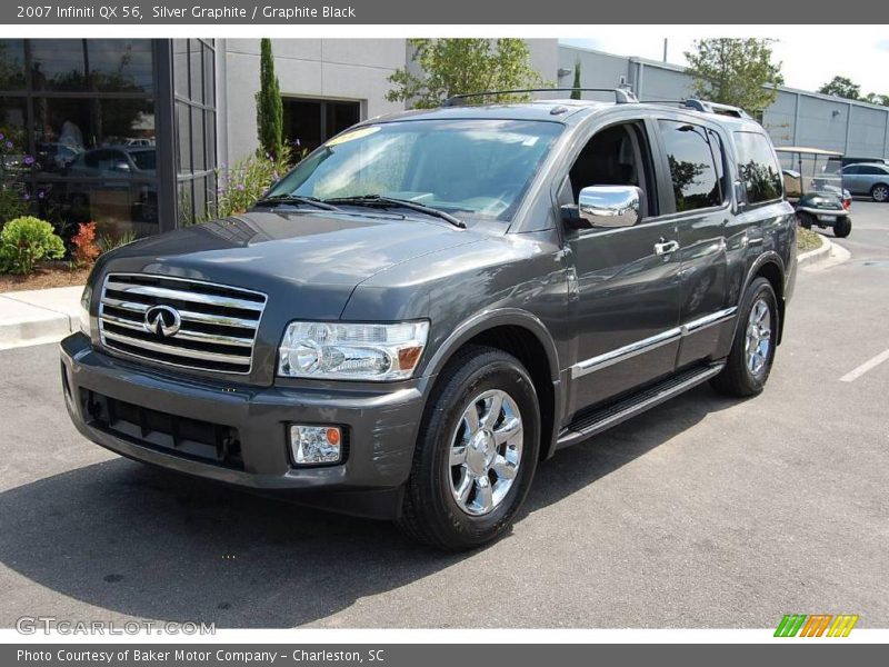 Silver Graphite / Graphite Black 2007 Infiniti QX 56
