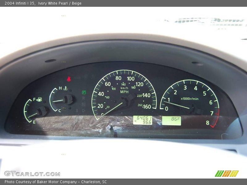 Ivory White Pearl / Beige 2004 Infiniti I 35