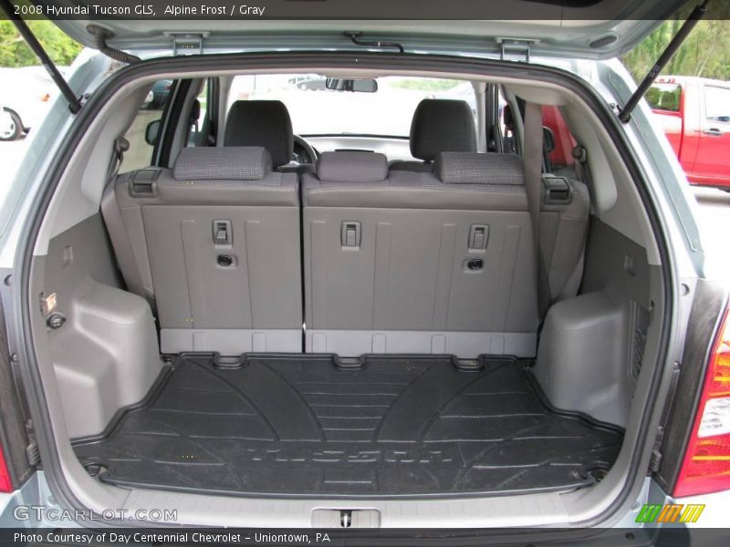 Alpine Frost / Gray 2008 Hyundai Tucson GLS