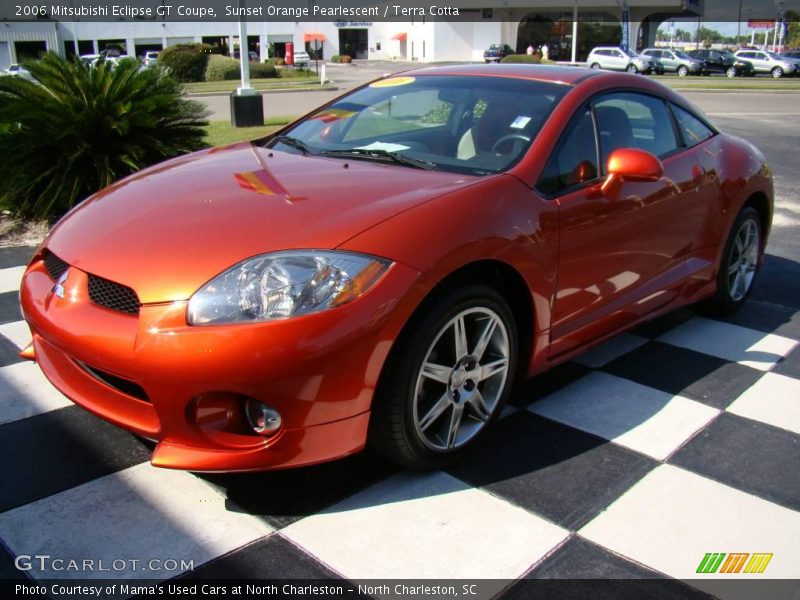Sunset Orange Pearlescent / Terra Cotta 2006 Mitsubishi Eclipse GT Coupe
