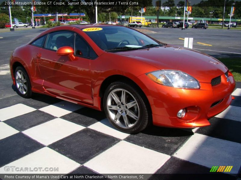Sunset Orange Pearlescent / Terra Cotta 2006 Mitsubishi Eclipse GT Coupe