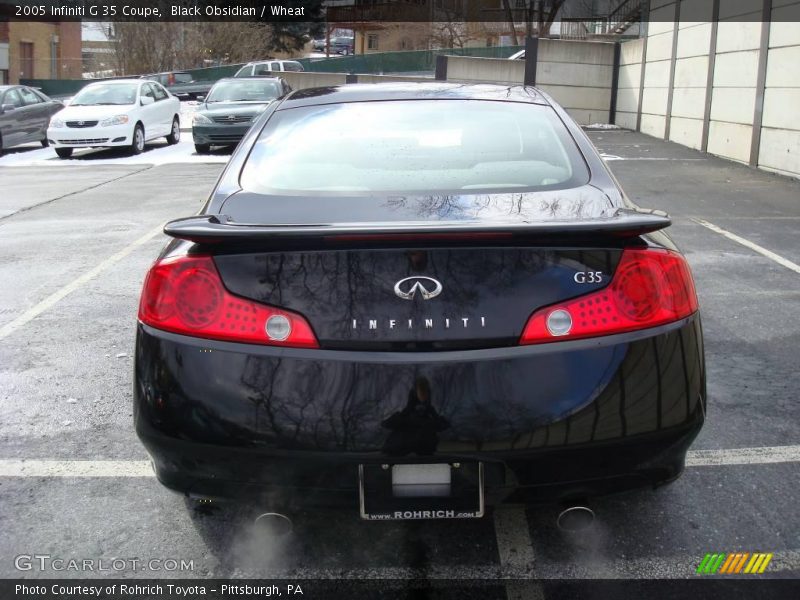 Black Obsidian / Wheat 2005 Infiniti G 35 Coupe