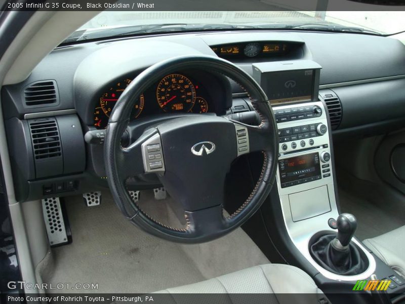 Black Obsidian / Wheat 2005 Infiniti G 35 Coupe