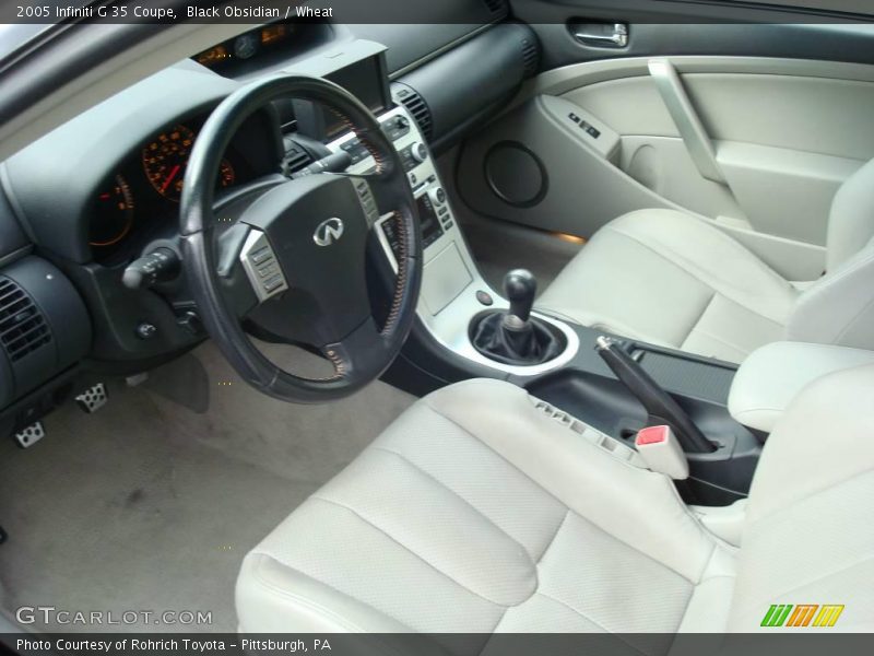 Black Obsidian / Wheat 2005 Infiniti G 35 Coupe