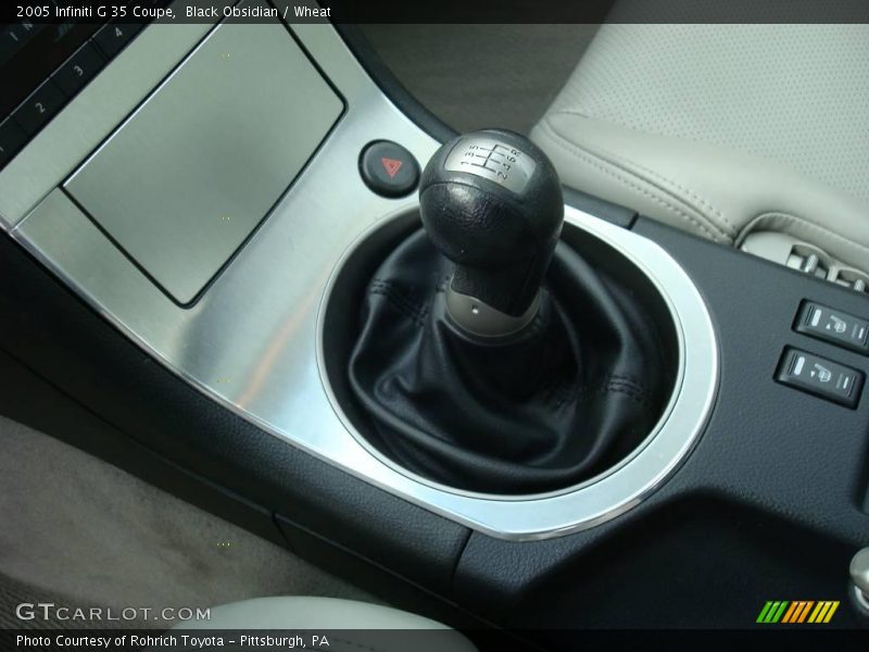Black Obsidian / Wheat 2005 Infiniti G 35 Coupe