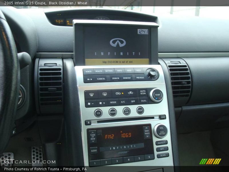 Black Obsidian / Wheat 2005 Infiniti G 35 Coupe