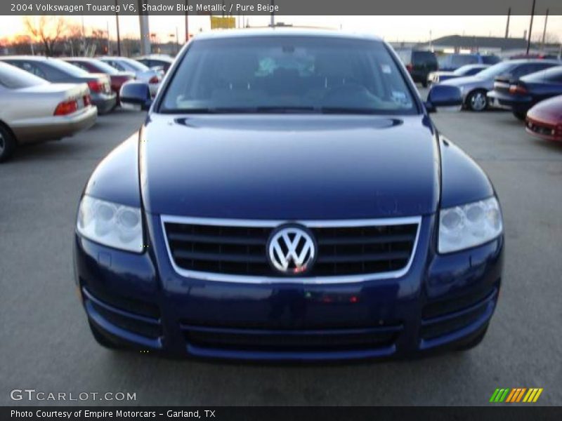 Shadow Blue Metallic / Pure Beige 2004 Volkswagen Touareg V6