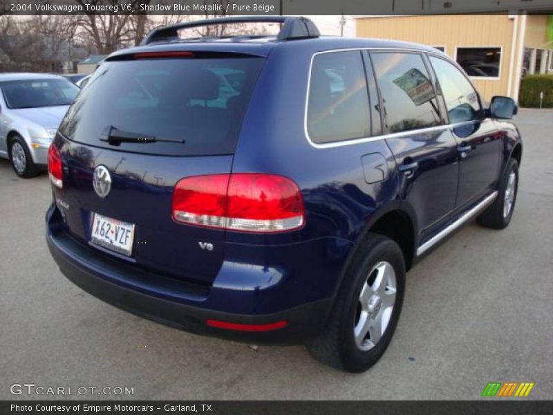 Shadow Blue Metallic / Pure Beige 2004 Volkswagen Touareg V6