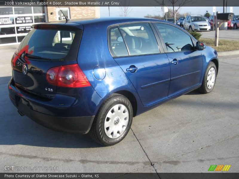 Shadow Blue Metallic / Art Grey 2008 Volkswagen Rabbit 4 Door