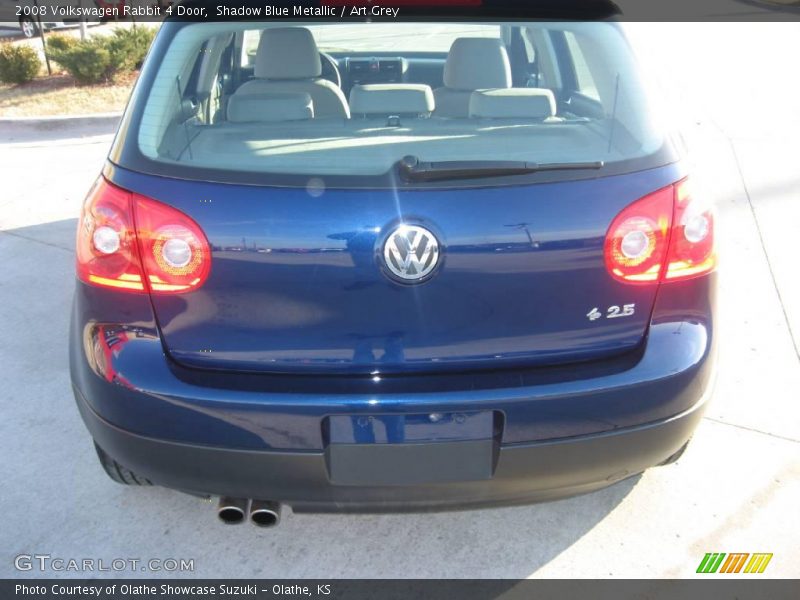 Shadow Blue Metallic / Art Grey 2008 Volkswagen Rabbit 4 Door