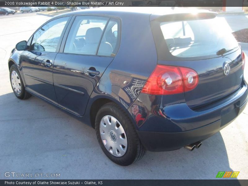 Shadow Blue Metallic / Art Grey 2008 Volkswagen Rabbit 4 Door