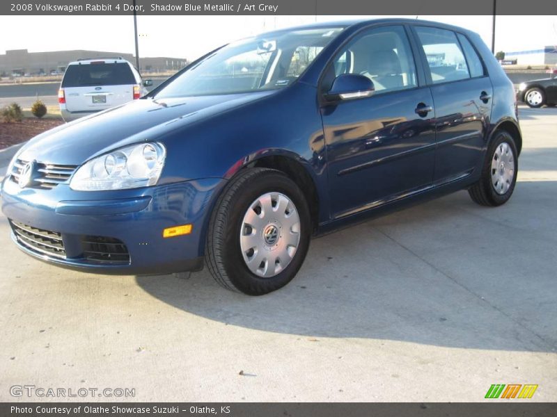 Shadow Blue Metallic / Art Grey 2008 Volkswagen Rabbit 4 Door