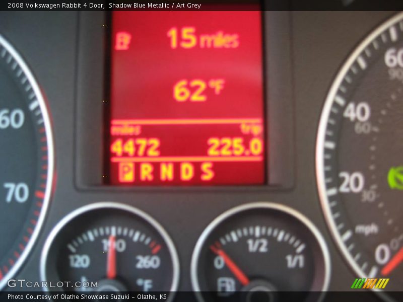 Shadow Blue Metallic / Art Grey 2008 Volkswagen Rabbit 4 Door