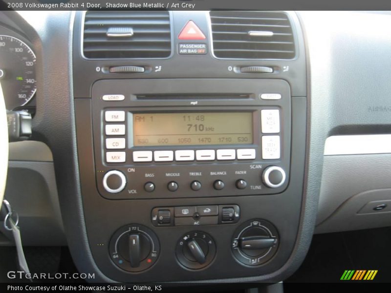 Shadow Blue Metallic / Art Grey 2008 Volkswagen Rabbit 4 Door