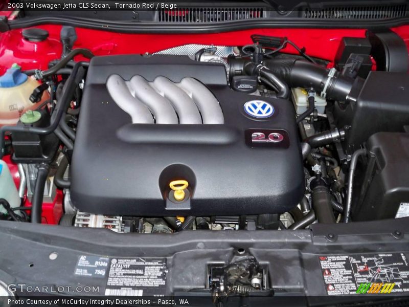 Tornado Red / Beige 2003 Volkswagen Jetta GLS Sedan