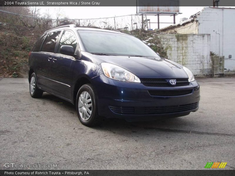Stratosphere Mica / Stone Gray 2004 Toyota Sienna LE
