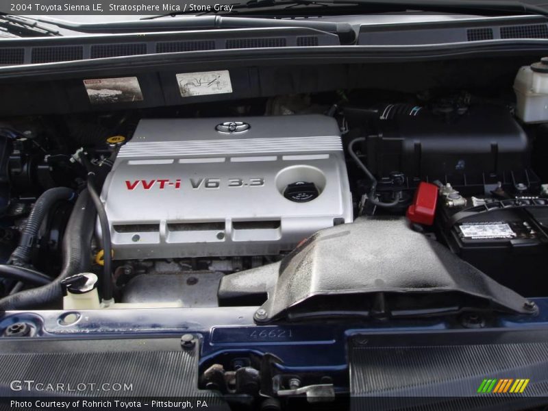 Stratosphere Mica / Stone Gray 2004 Toyota Sienna LE