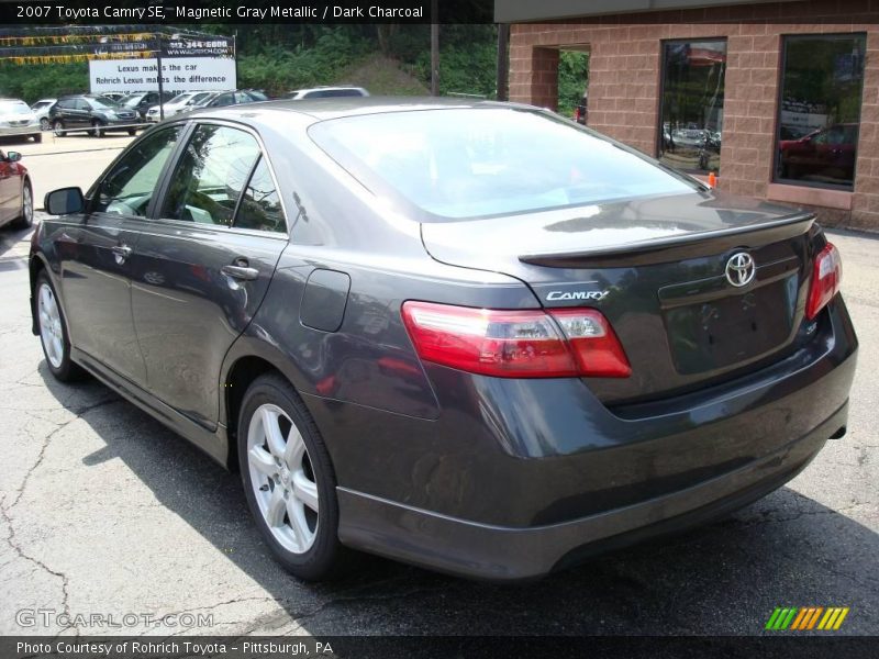 Magnetic Gray Metallic / Dark Charcoal 2007 Toyota Camry SE