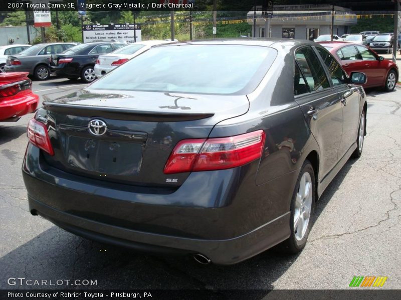 Magnetic Gray Metallic / Dark Charcoal 2007 Toyota Camry SE