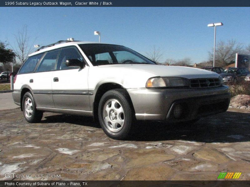 Glacier White / Black 1996 Subaru Legacy Outback Wagon