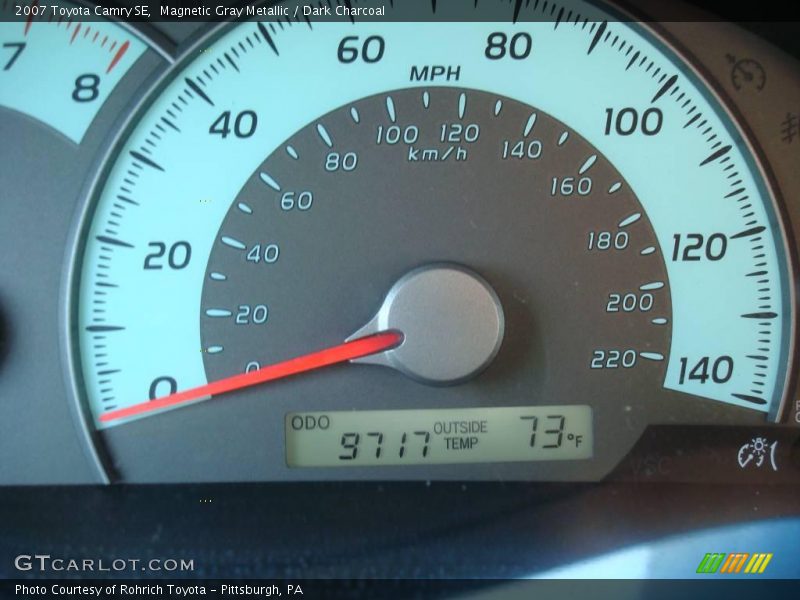 Magnetic Gray Metallic / Dark Charcoal 2007 Toyota Camry SE