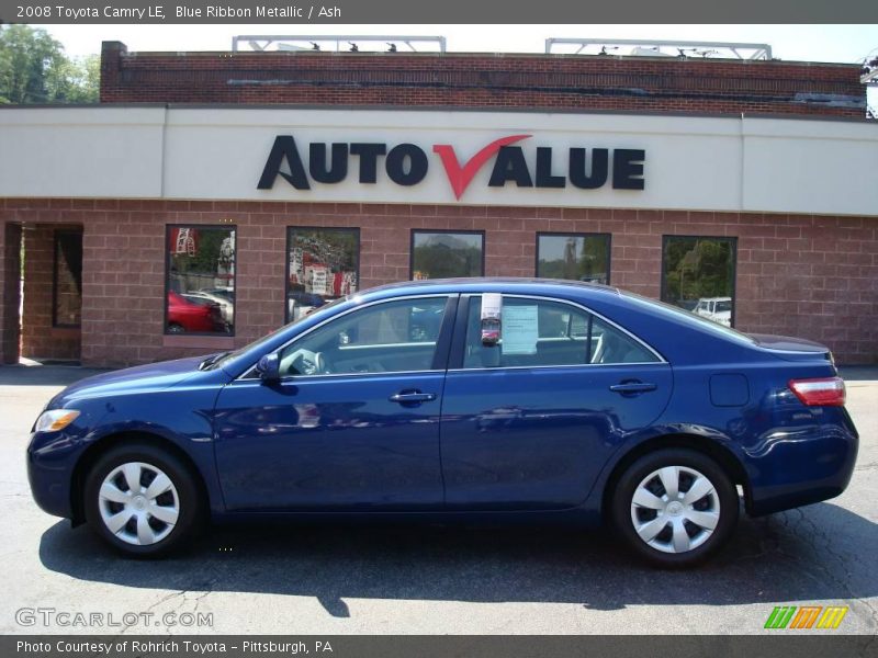 Blue Ribbon Metallic / Ash 2008 Toyota Camry LE