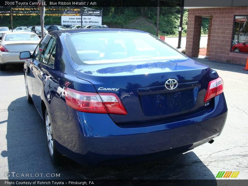 Blue Ribbon Metallic / Ash 2008 Toyota Camry LE