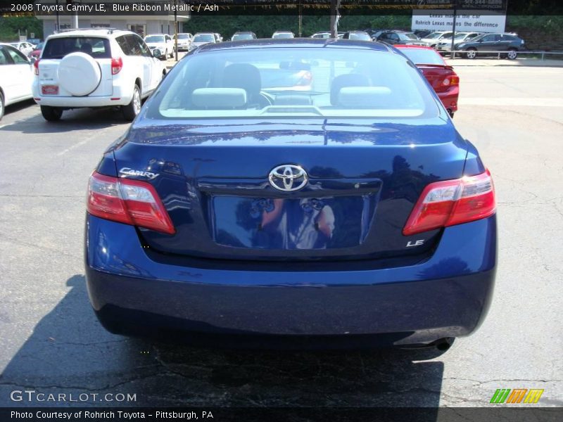 Blue Ribbon Metallic / Ash 2008 Toyota Camry LE