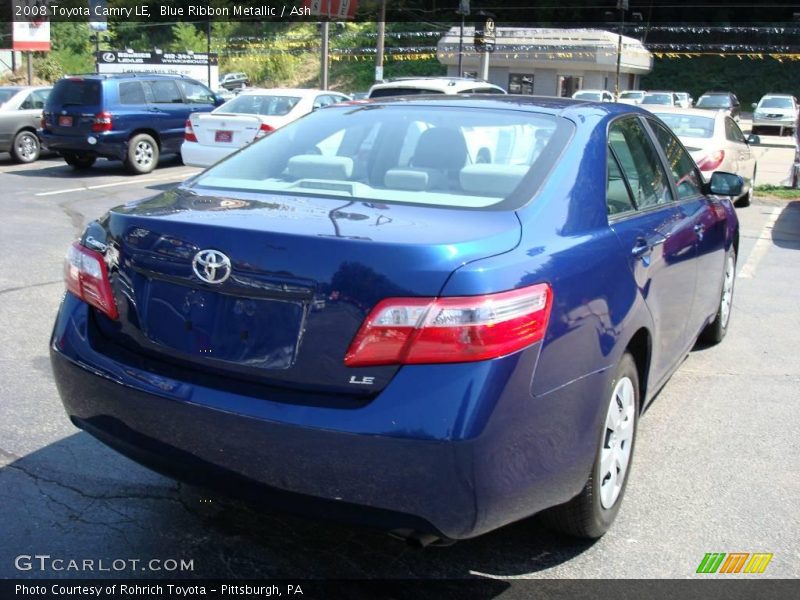 Blue Ribbon Metallic / Ash 2008 Toyota Camry LE