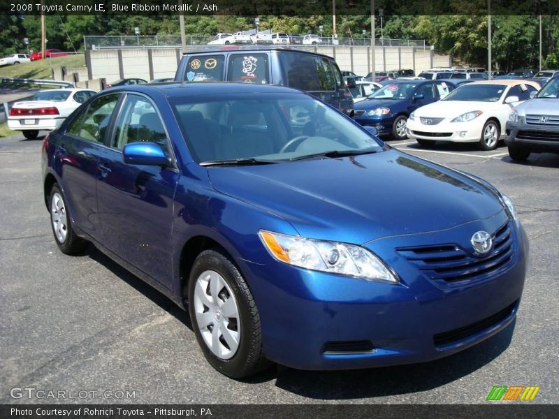 Blue Ribbon Metallic / Ash 2008 Toyota Camry LE