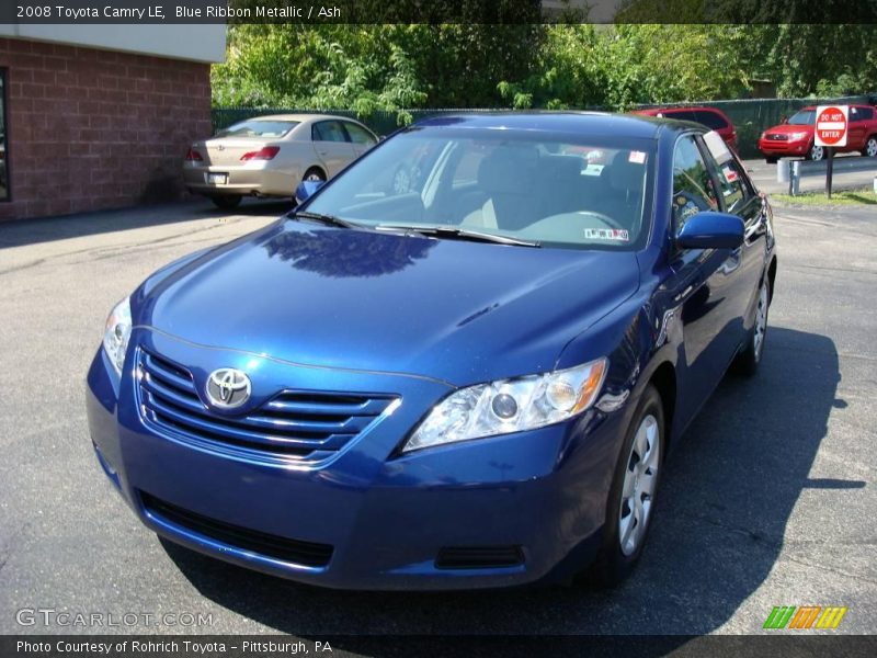 Blue Ribbon Metallic / Ash 2008 Toyota Camry LE