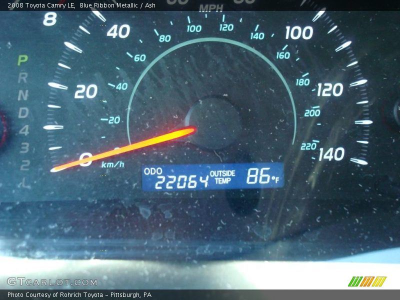 Blue Ribbon Metallic / Ash 2008 Toyota Camry LE