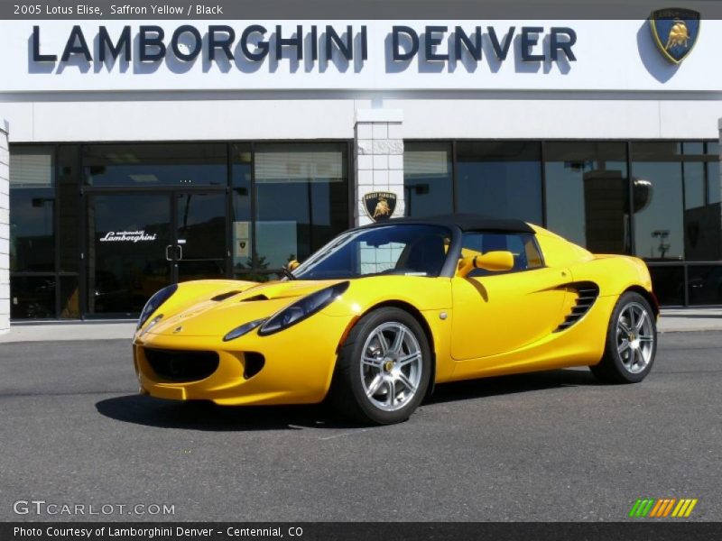 Saffron Yellow / Black 2005 Lotus Elise