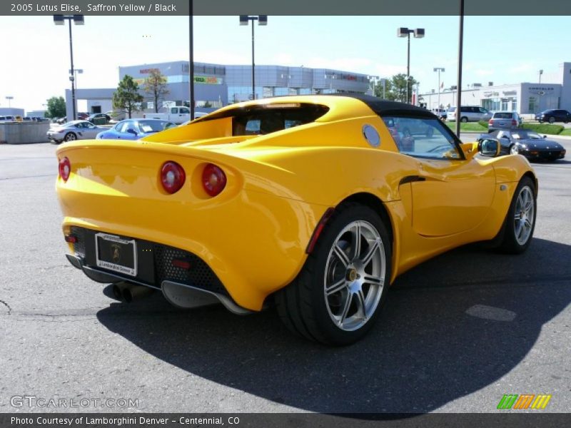 Saffron Yellow / Black 2005 Lotus Elise
